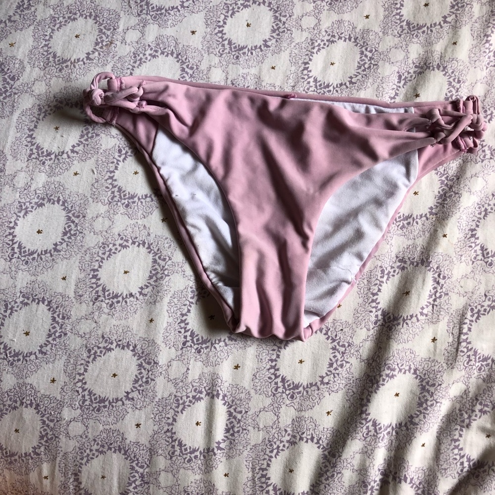 Purple bikini bottoms